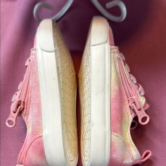 Cat & Jack Pink and Yellow Sneakers with Shimmery Finish plus water shoes. - Picture 4 of 11